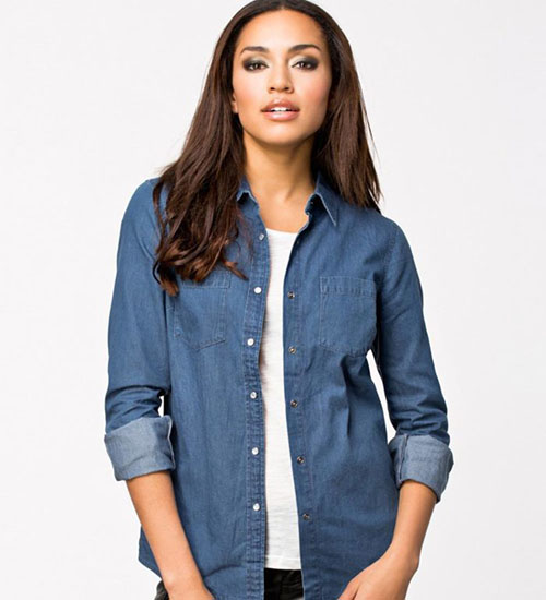 Jean Button Down